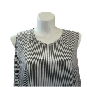 Athleta‎ Minimalist Striped Stretch Tank Top Sleeveless Blouse Stretch 3X